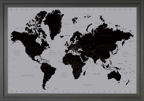 World Map Contemporary